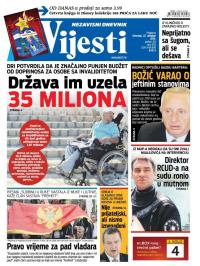 Vijesti - broj 6313, 22. okt 2015.