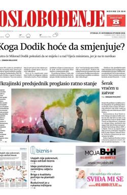 Oslobođenje - broj 25863, 27. nov 2018.