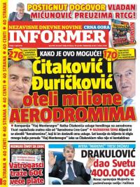 Informer CG - broj 1192, 1. apr 2016.