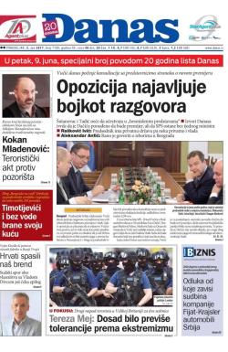 Danas - broj 7189, 5. jun 2017.