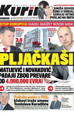 Kurir - broj 3548, 12. avg 2013.