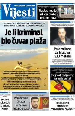 Vijesti - broj 9632, 20. feb 2025.