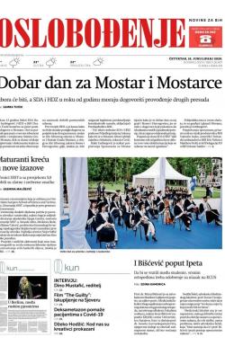 Oslobođenje - broj 26407, 18. jun 2020.