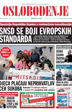 Oslobođenje - broj 24.554, 8. apr 2015.