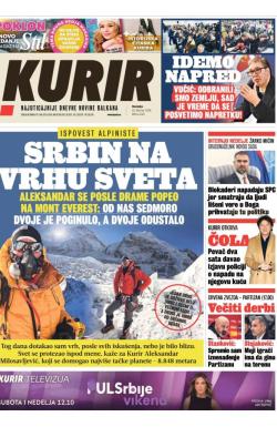 Kurir - broj 4301, 22. feb 2026.