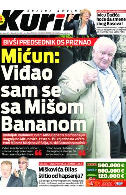 Kurir - broj 3367, 8. feb 2013.