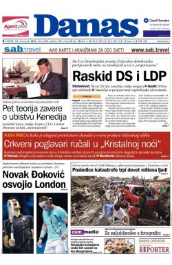 Danas - broj 5888, 12. nov 2013.