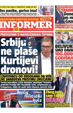 Informer - broj 4105, 10. okt 2025.