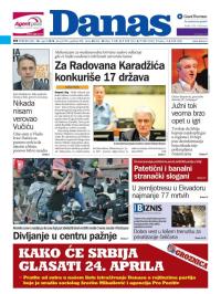 Danas - broj 6776, 18. apr 2016.