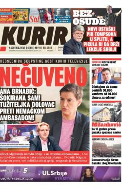 Kurir - broj 4268, 18. jan 2026.