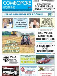 Somborske novine - broj 3392, 28. jun 2019.