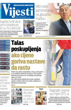 Vijesti - broj 7234, 30. maj 2018.