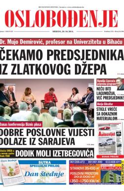 Oslobođenje - broj 24.393, 29. okt 2014.