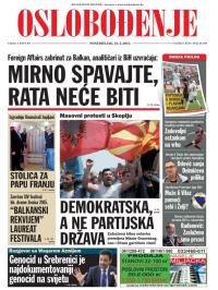 Oslobođenje - broj 24.594, 18. maj 2015.