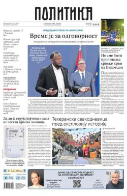 Politika - broj 40062, 18. jun 2025.