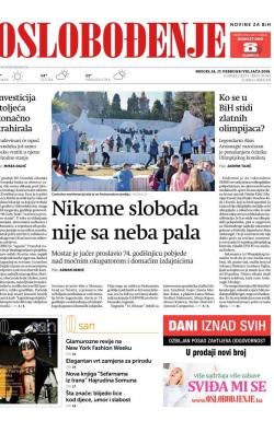 Oslobođenje - broj 25943, 17. feb 2019.