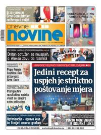 Dnevne novine - broj 2729, 10. jul 2020.