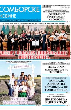 Somborske novine - broj 3702, 6. jun 2025.