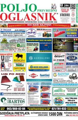 Poljoprivredni Oglasnik - broj 286, 28. jan 2015.