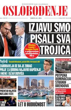 Oslobođenje - broj 24.480, 24. jan 2015.