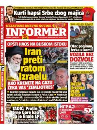 Informer - broj 3499, 16. okt 2023.