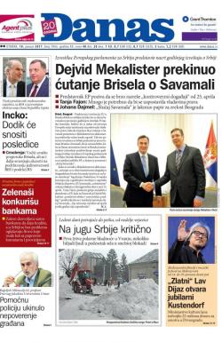 Danas - broj 7043, 10. jan 2017.