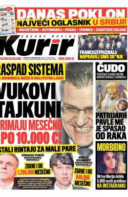 Kurir - broj 1716, 15. nov 2018.