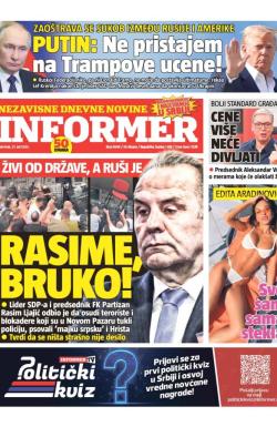 Informer - broj 4044, 31. jul 2025.