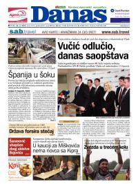 Danas - broj 5779, 26. jul 2013.