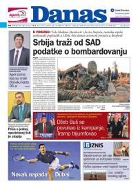 Danas - broj 6720, 22. feb 2016.