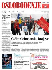 Oslobođenje - broj 25559, 22. jan 2018.