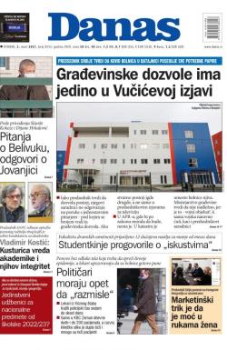 Danas - broj 8555, 2. mar 2021.