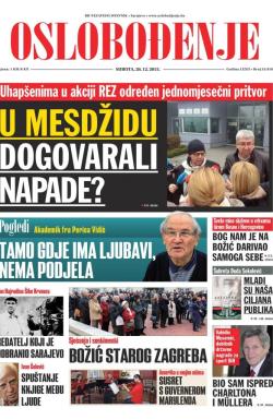 Oslobođenje - broj 24.816, 26. dec 2015.