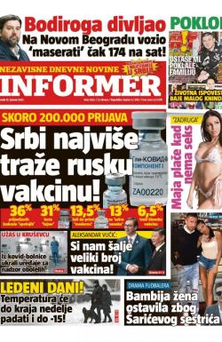 Informer - broj 2653, 13. jan 2021.