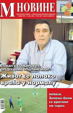 M Novine, Sr. Mitrovica - broj 960, 13. maj 2020.