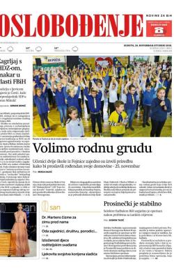 Oslobođenje - broj 25861, 24. nov 2018.