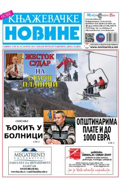 Nove knjaževačke novine - broj 69, 30. jan 2013.