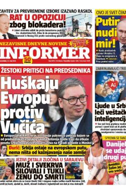 Informer - broj 3975, 12. maj 2025.