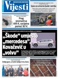 Vijesti - broj 9805, 18. avg 2025.