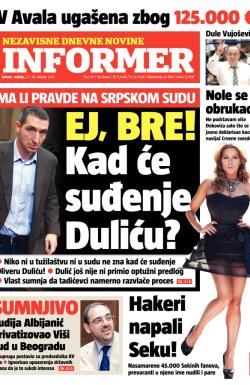 Informer - broj 147, 27. okt 2012.