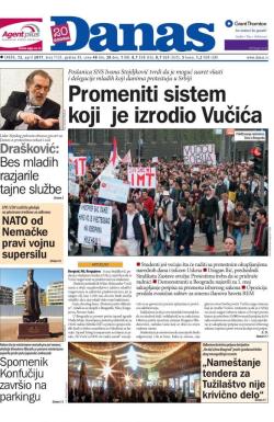 Danas - broj 7135, 12. apr 2017.