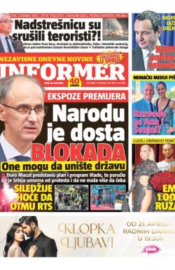 Informer - broj 3956, 16. apr 2025.