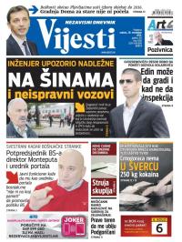 Vijesti - broj 6350, 28. nov 2015.