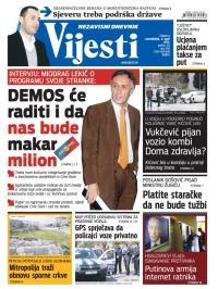 Vijesti - broj 6116, 6. apr 2015.