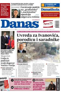Danas - broj 7642-7643, 1. sep 2018.