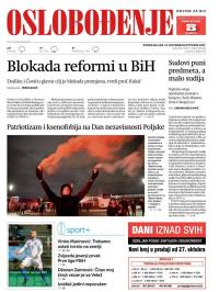 Oslobođenje - broj 25492, 13. nov 2017.