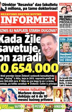 Informer - broj 717, 10. sep 2014.