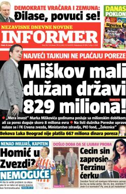 Informer - broj 513, 10. jan 2014.