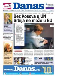 Danas - broj 6832, 13. jun 2016.