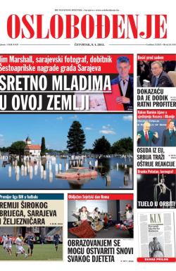 Oslobođenje - broj 24.555, 9. apr 2015.
